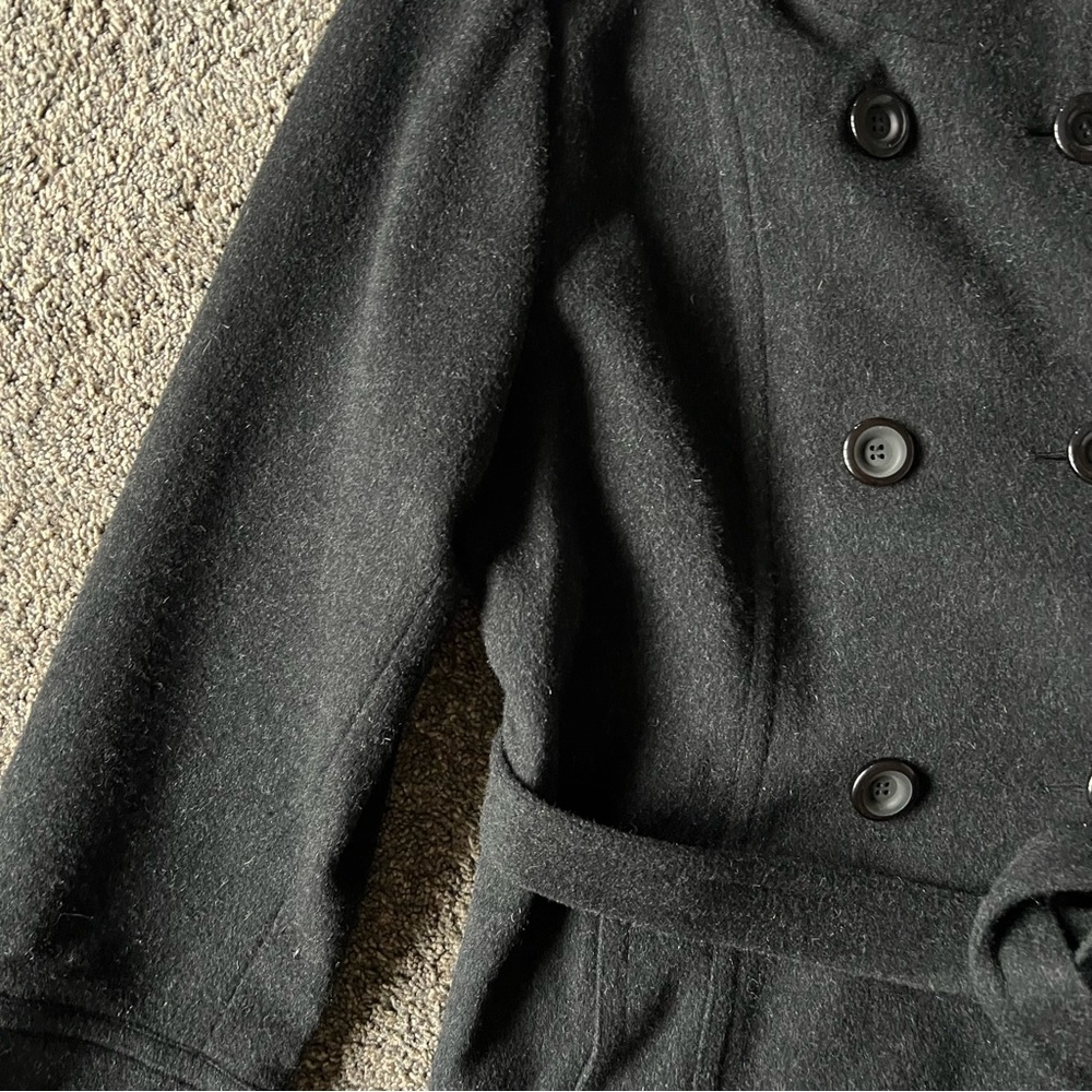 Jonathan Michael Black Lambswool Double Breasted … - image 4